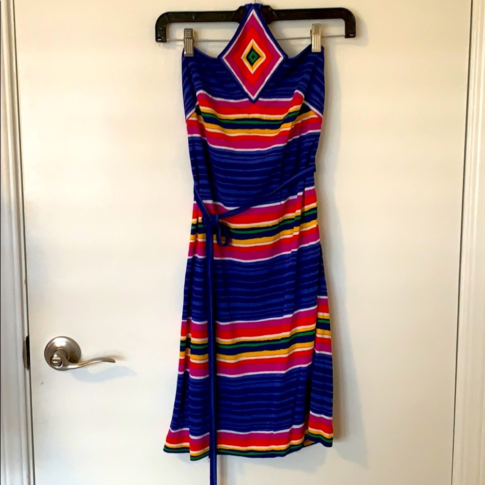 Trina Turk halter mini dress, size 2